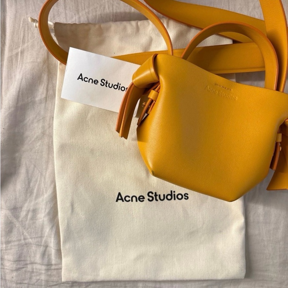 Acne Studio Micro Musubi Bag (Pumpkin) - Picture 6 of 6